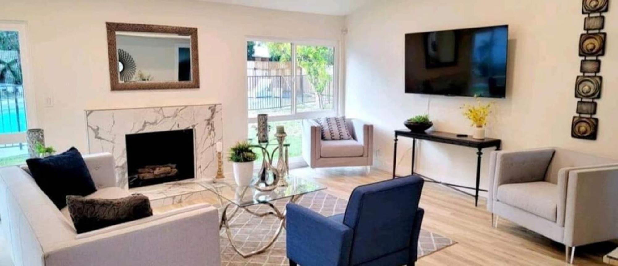 Spacious 4Bed 2Bath, Gated Pool, Wi-Fi, Garage Villa Los Angeles Ngoại thất bức ảnh